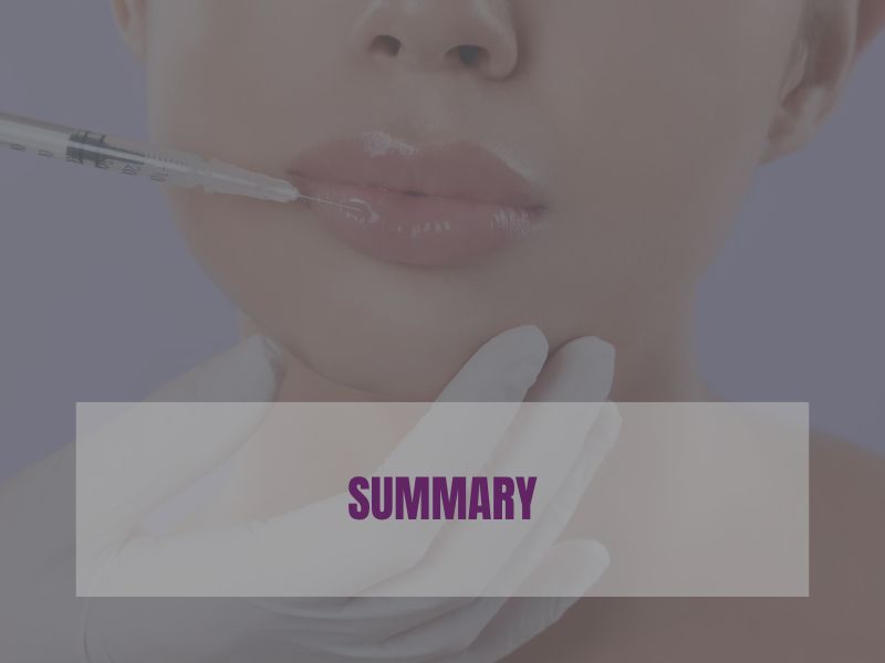 Aftercare For Lip Injections Summary